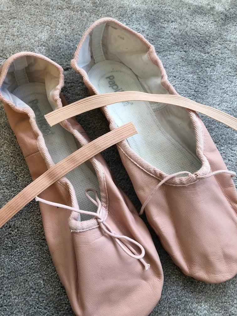 Nieuwe roze Leren balletschoentjes v Papillon mt 40 en 41.5, Nieuw, Papillon, Roze, Ballerina's