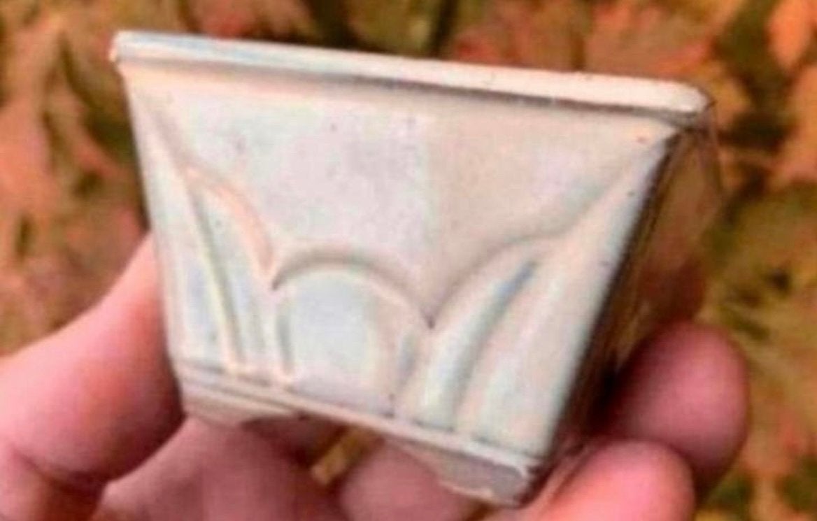 Bonsai pot crème geglazuurd Japans aardewerk 7,1x7,1x4,5, Tuin en Terras, Bloempotten, Vierkant, Ophalen of Verzenden, Zo goed als nieuw