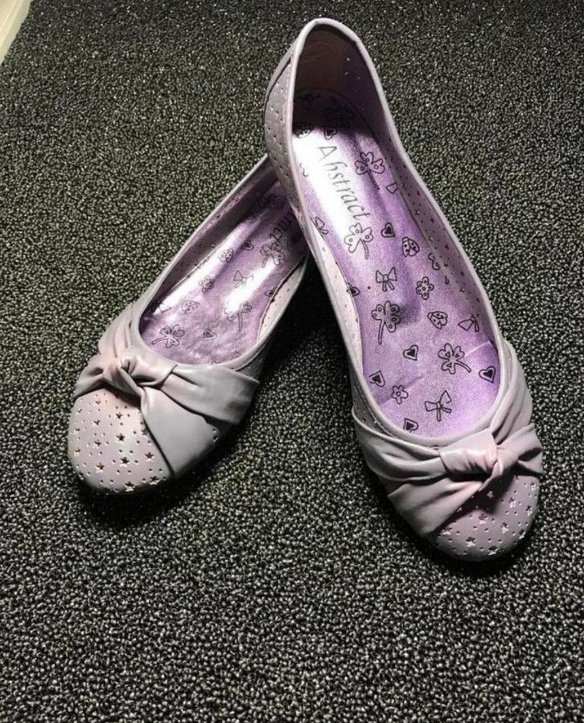 Lila ballerina’s instappers schoenen maat 37, Overige kleuren, Zo goed als nieuw, Ballerina's, Ophalen of Verzenden
