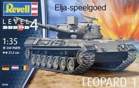 Modelbouw Revell 1:35 LEOPARD 1 Tank 3240 Modelbouw. TANK, Hobby en Vrije tijd, Overige merken, Tank, 1:32 tot 1:50, Nieuw