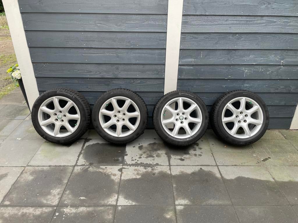 Continental Contiwintercontact 205/55 R17 Jaguar Juno Velgen, Auto-onderdelen, Banden en Velgen, Ophalen, Banden en Velgen, Nieuw