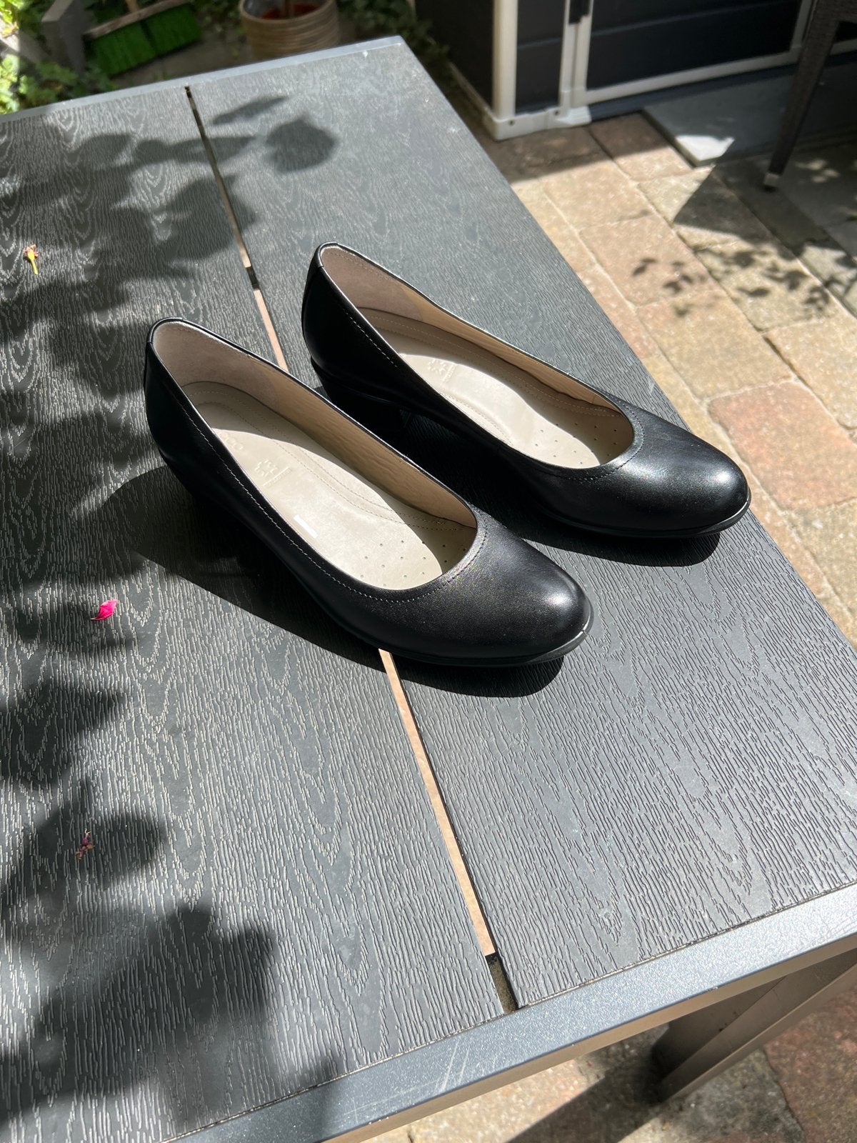 Zwarte ECCO pumps met lage hak, maat 41, Kleding | Dames, Schoenen, Zo goed als nieuw, Schoenen met lage hakken, Zwart, Ophalen of Verzenden