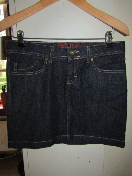 D1797 Bien Bleu mt 38 nieuw denim rok, Maat 38/40 (M), Nieuw, Boven de knie, Bien Bleu