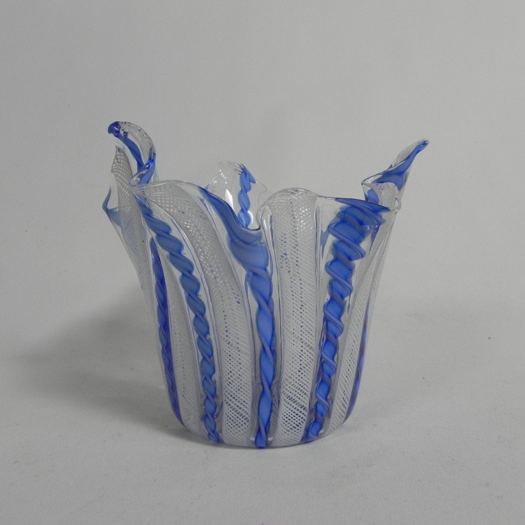 Zanfirico Vaas Fulvio Bianconi Venini, Murano, jaren 50, Ophalen of Verzenden