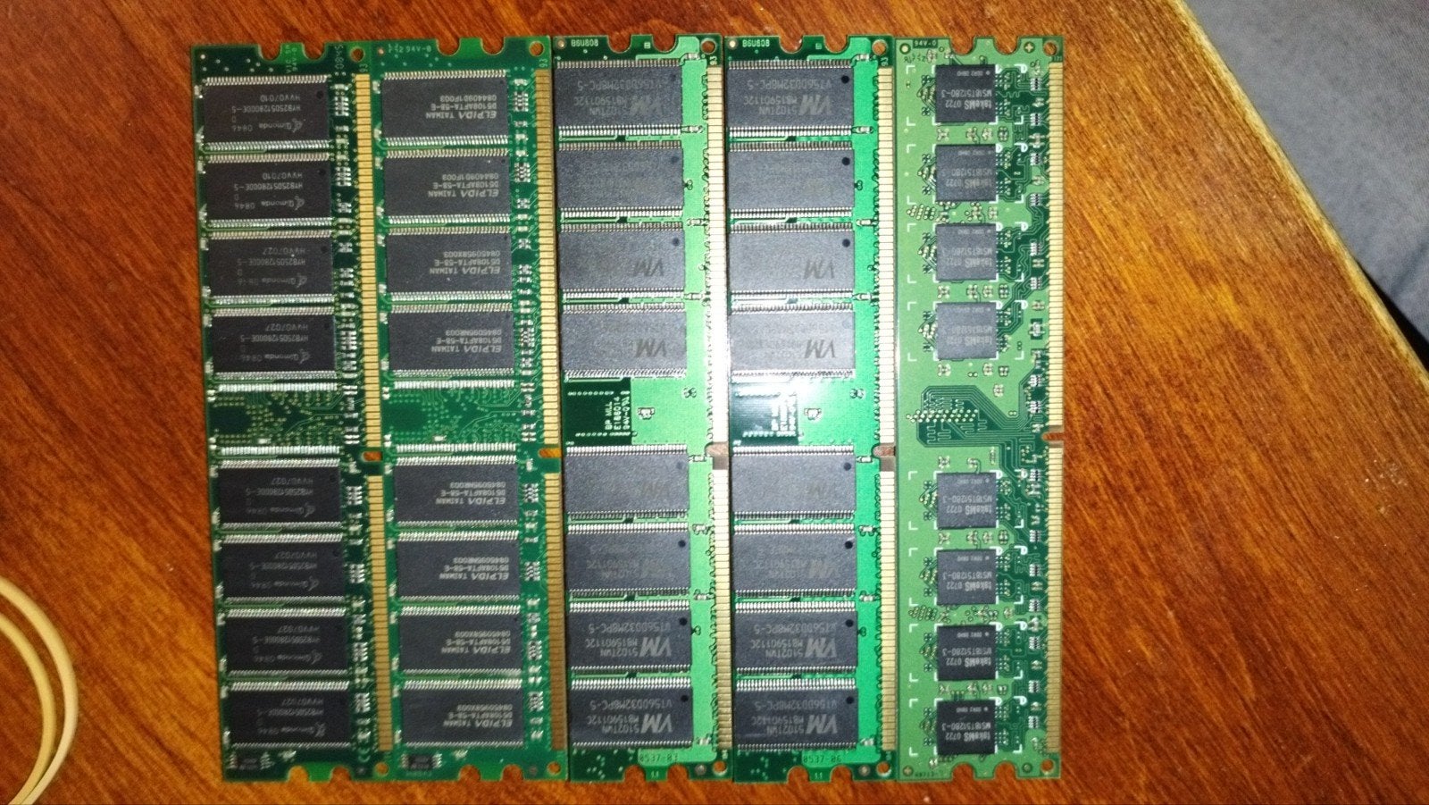 Diverse RAM Geheugenmodules (Oudere Generaties), Computers en Software, RAM geheugen, Overige soorten, Niet gespecificeerd, Ophalen of Verzenden