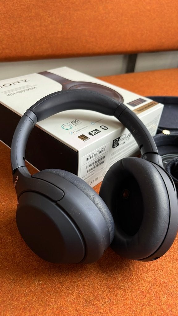 Sony WH-1000XM4 Koptelefoon, donkerblauw, zo goed als nieuw, Audio, Tv en Foto, Koptelefoons, Draadloos, Ophalen of Verzenden