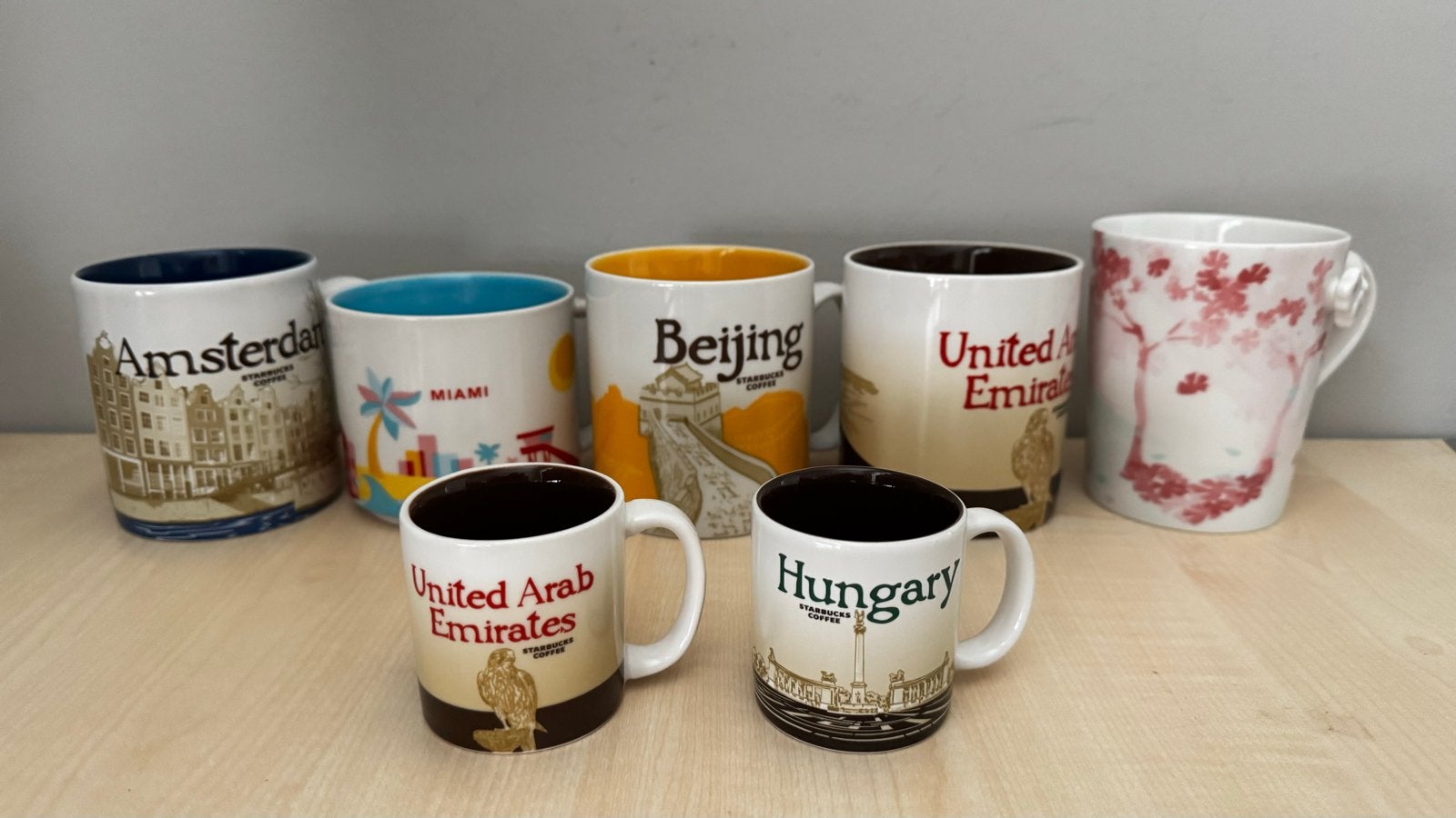 Starbucks City Mugs - Diverse Collectie, Zo goed als nieuw, Overige stijlen, Starbucks, Mok