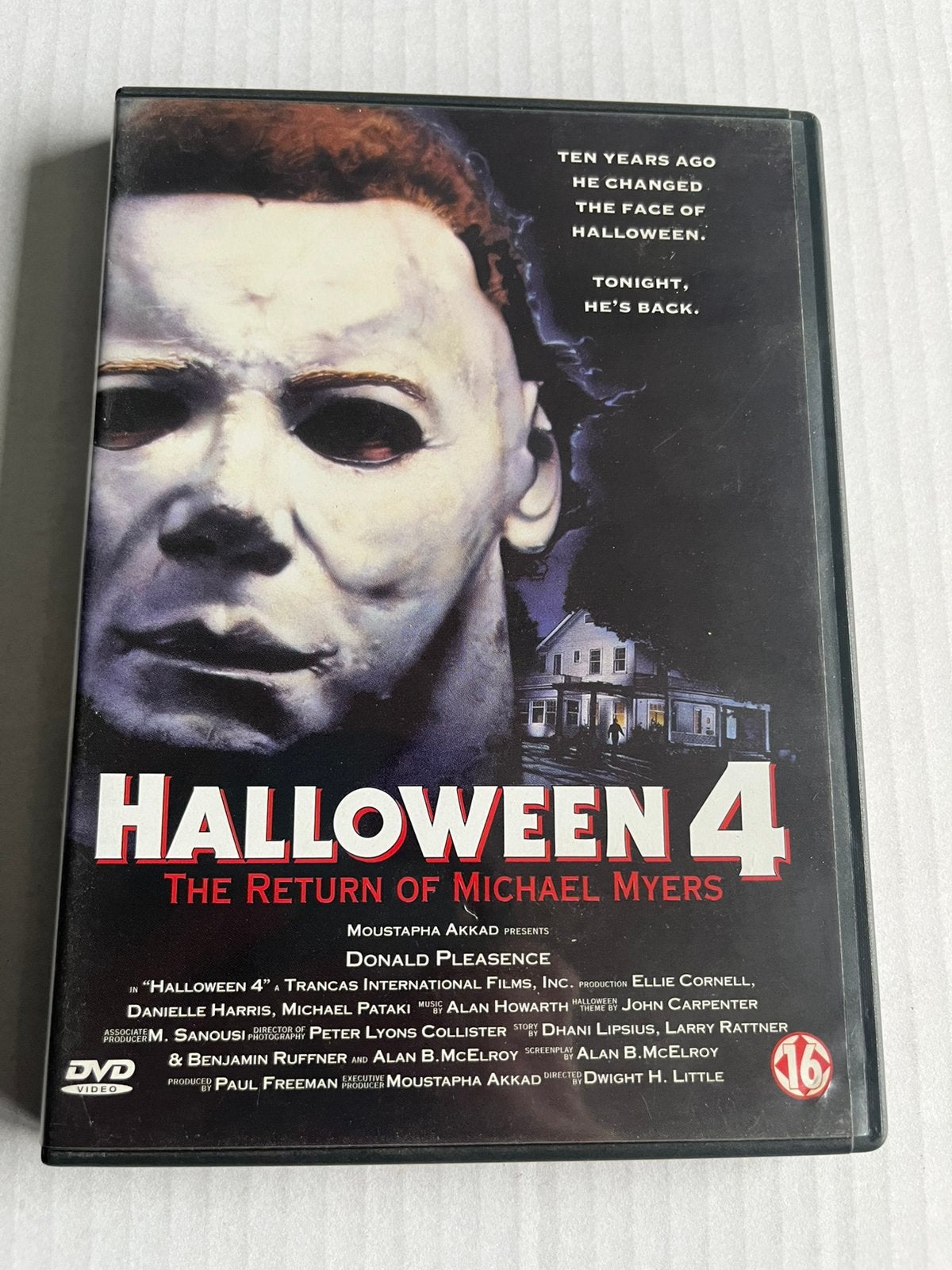 Halloween 4: The Return of Michael Myers DVD, Cd's en Dvd's, Dvd's | Horror, Vanaf 16 jaar, Ophalen of Verzenden, Gebruikt, Slasher