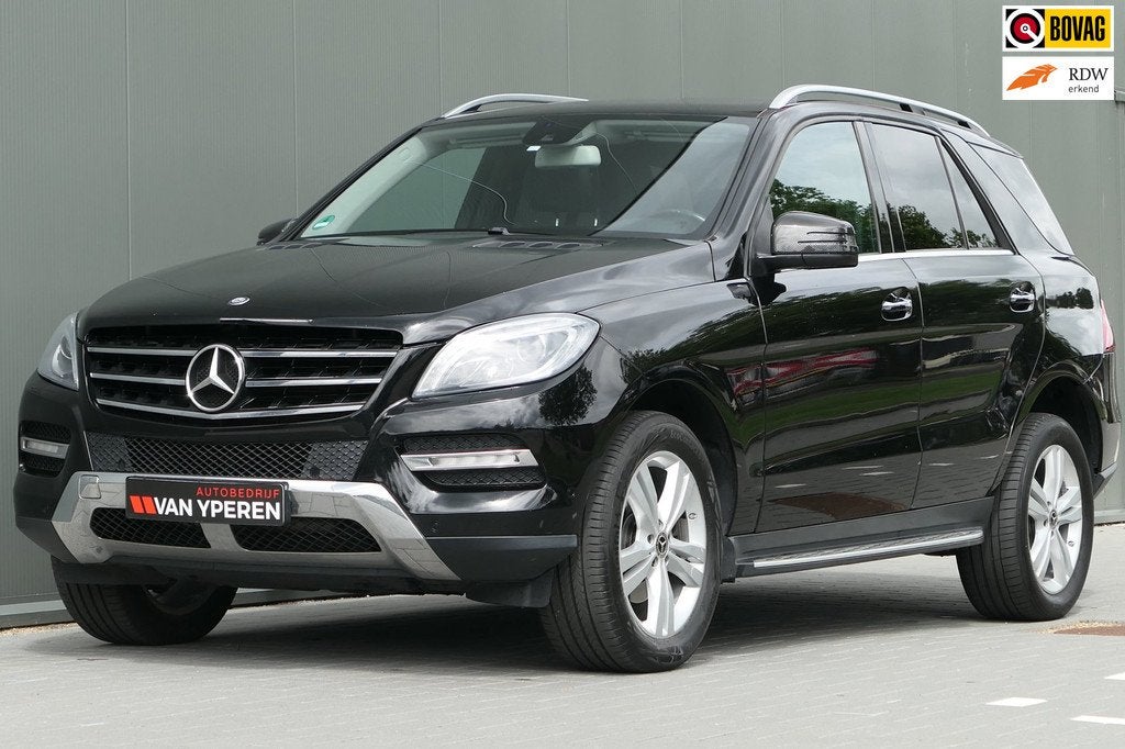 Mercedes-Benz M-klasse 350 Schuifdak Memory Trekhaak, Auto's, Mercedes-Benz, Automaat, Gebruikt, Zwart, Zwart