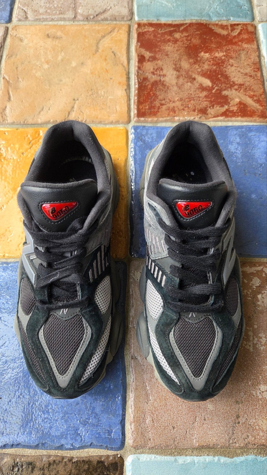 New Balance 9060 Sneakers - Grijs/Zwart, New Balance, Overige kleuren, Ophalen of Verzenden, Sneakers of Gympen