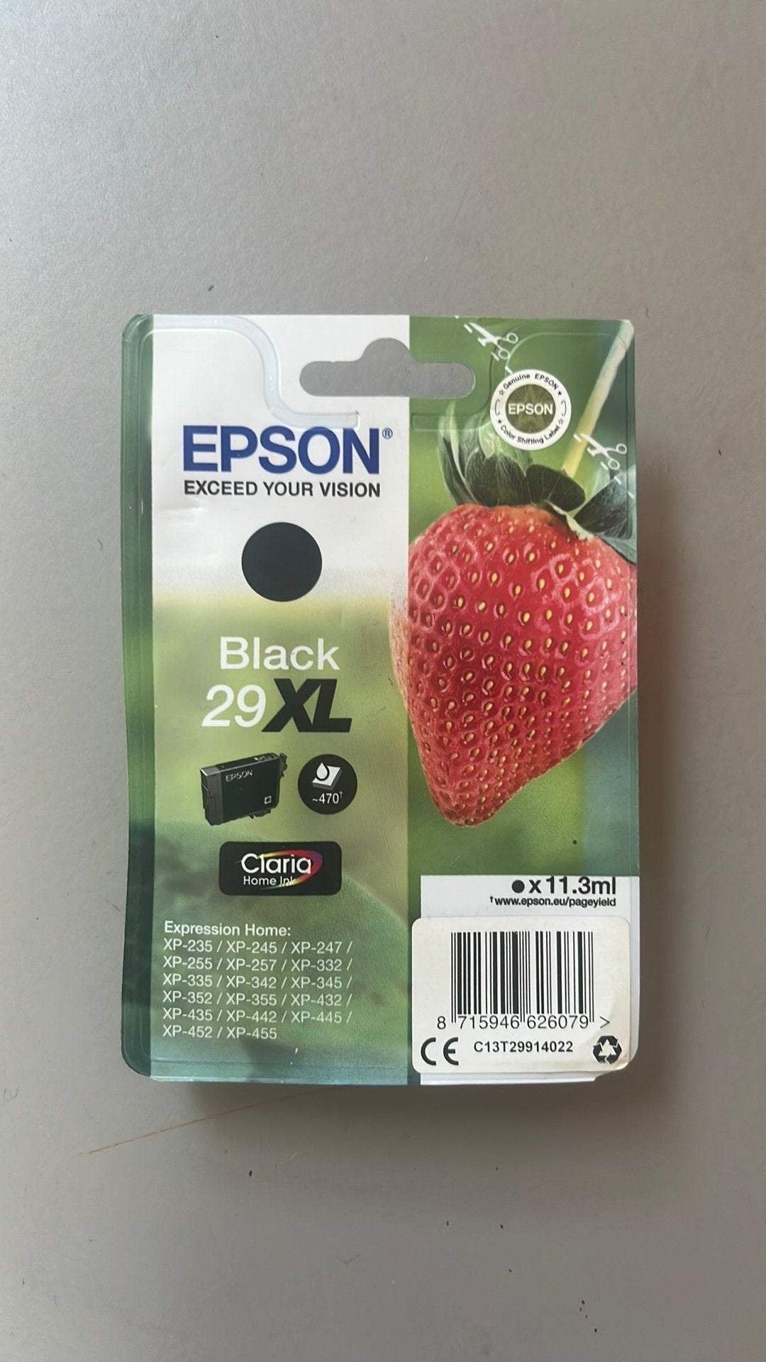 Epson 29 XL zwart, Ophalen of Verzenden, Nieuw