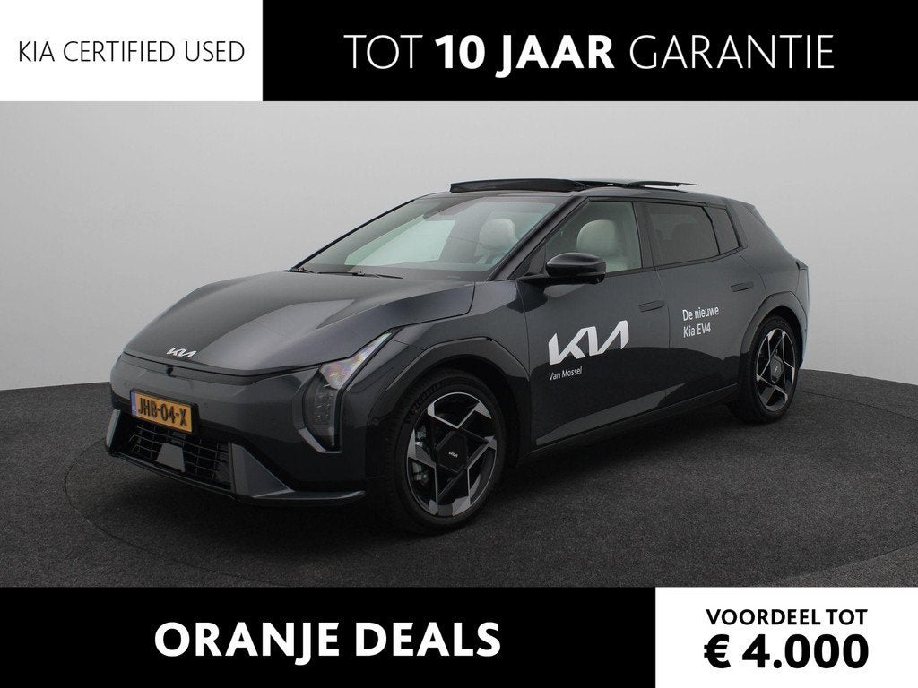 Kia EV4 GT-Line 81.4 kWh | DEMO | 360 Camera | Stoel Stuur v, 510 min, 612 km, Origineel Nederlands, 204 pk