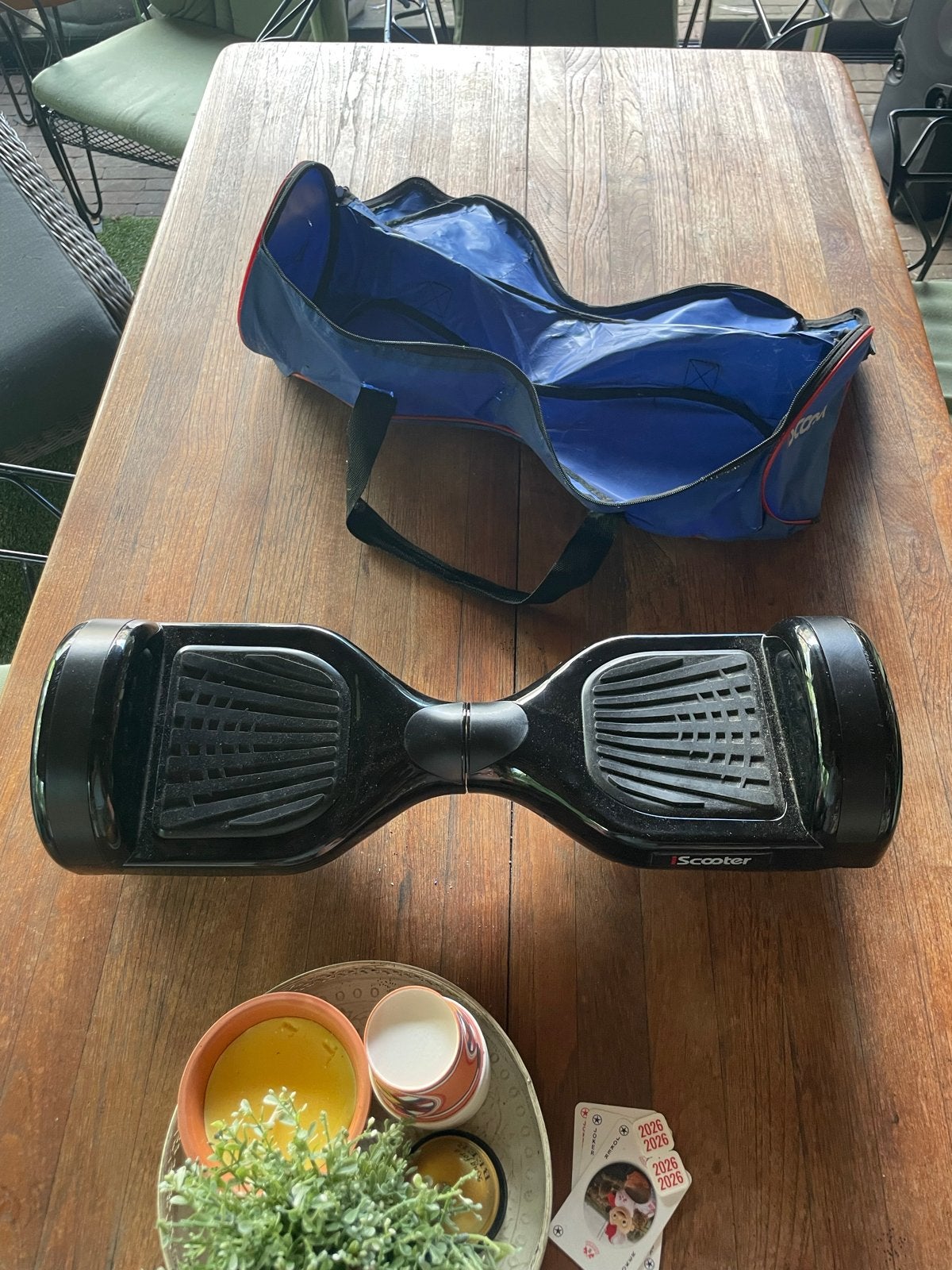 Hoverboard met defecte accu, inclusief tas en lader, Ophalen, Zo goed als nieuw, Elektrische step (E-scooter)