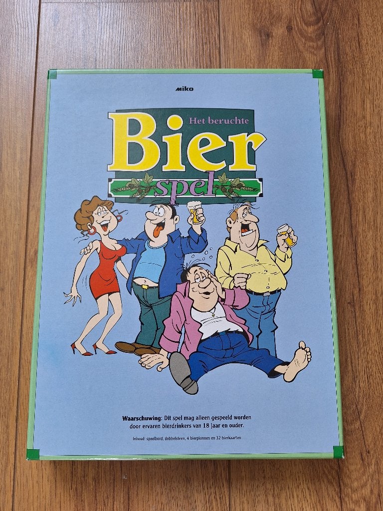 Bierspel, Hobby en Vrije tijd, Gezelschapsspellen | Bordspellen, Ophalen of Verzenden, Zo goed als nieuw