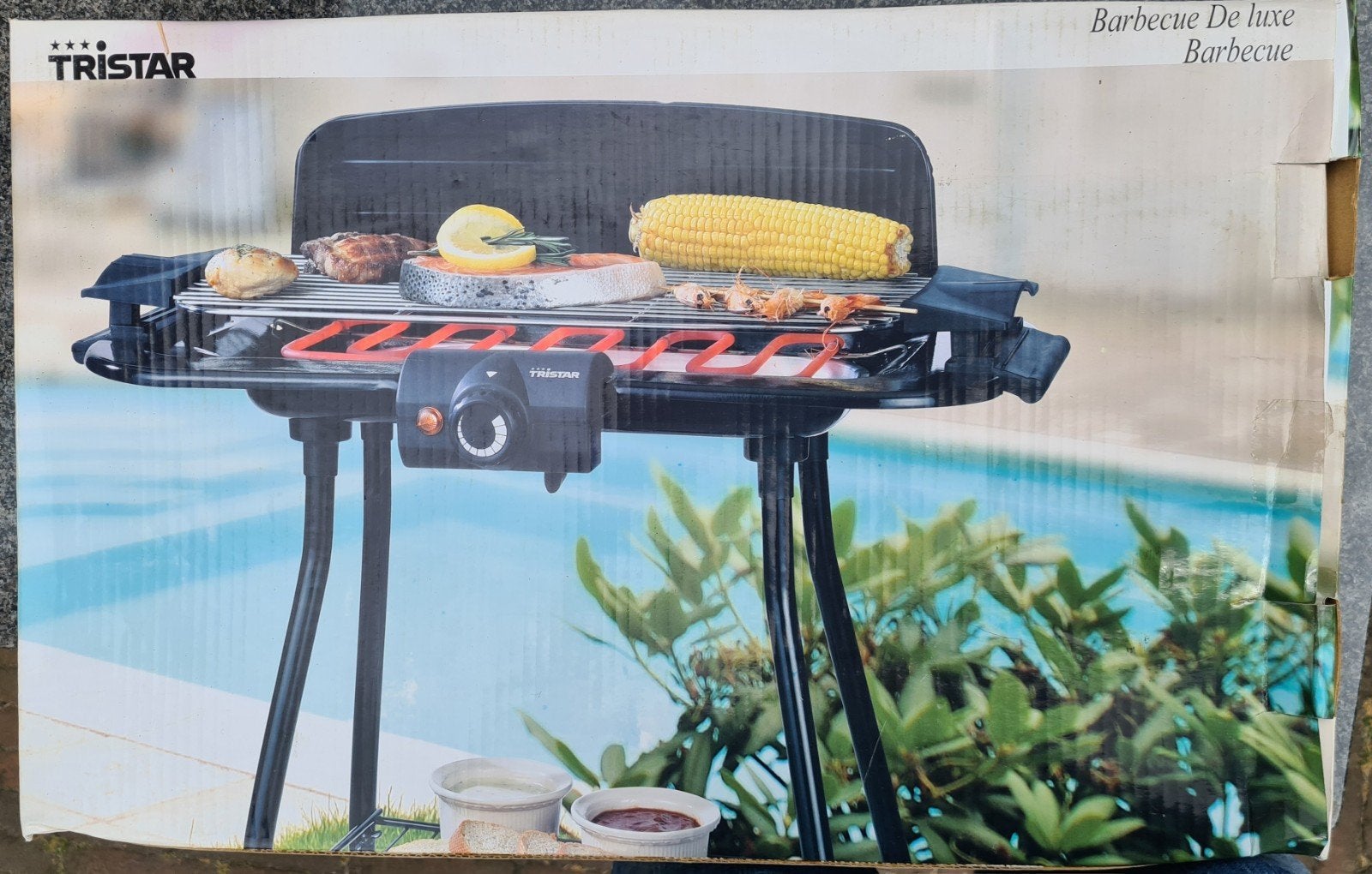 Tristar BBQ 2804 Elektrische Barbecue - ZGAN, Ophalen of Verzenden, Zo goed als nieuw, Tristar