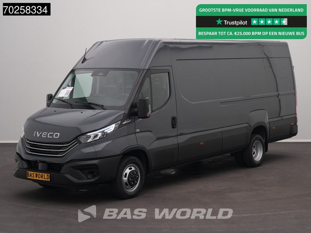 Iveco Daily 35C21 BPM VRIJ! 3.0L Automaat 210PK L3H2 2025-Mo, Auto's, Automaat, Stof, Euro 6, 4 cilinders