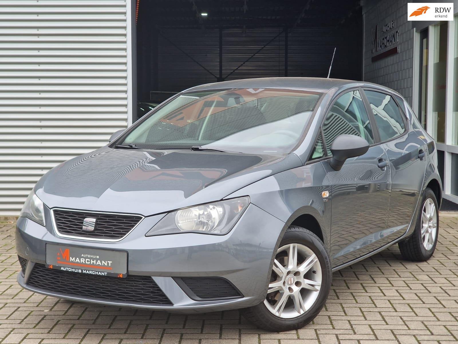 SEAT Ibiza 1.2 TSI Style AIRCO|5DRS|STOELVERW.|APK Nieuw!, Voorwielaandrijving, Stof, Gebruikt, Zwart