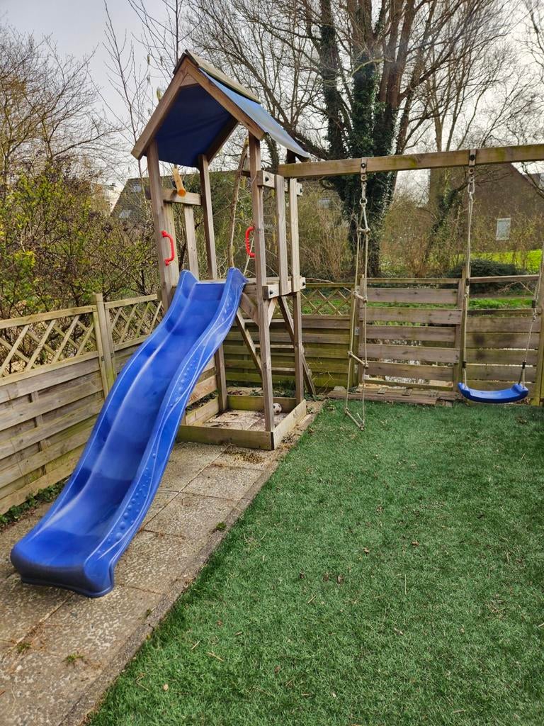 Wickey Speeltoestel met Glijbaan en Schommel, Ophalen, Gebruikt, Schommel