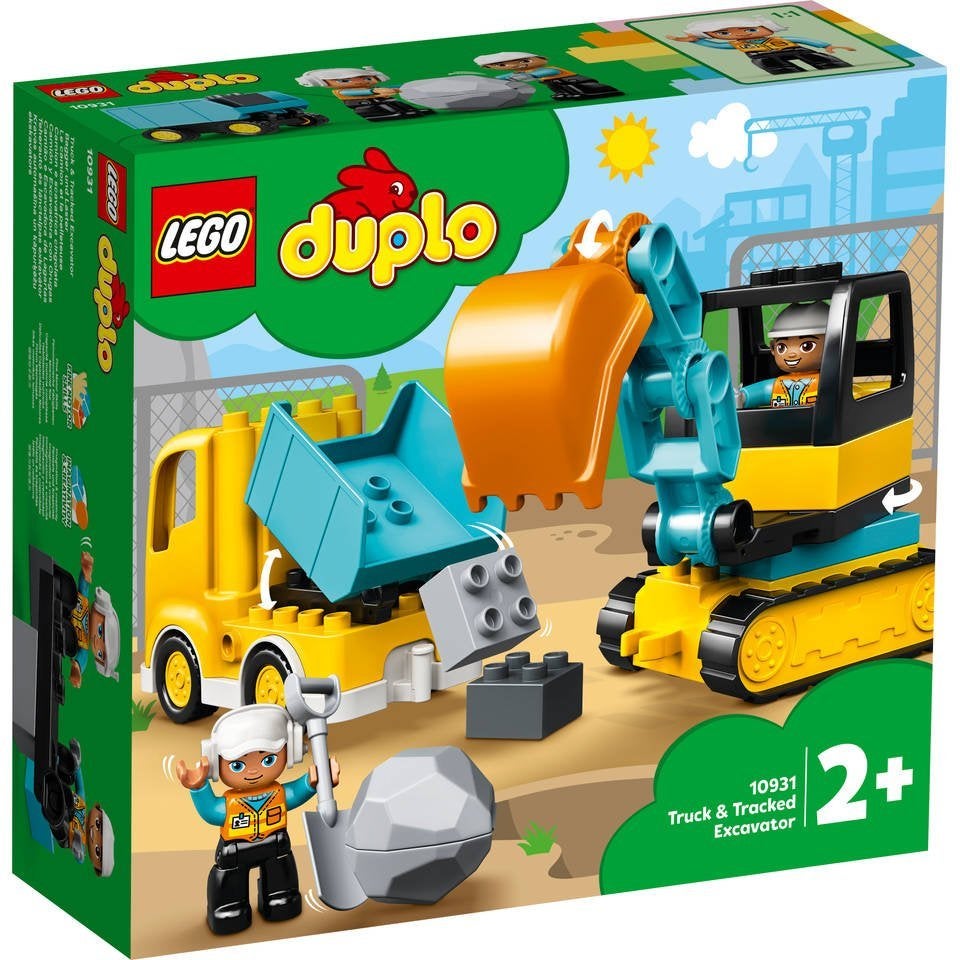 Lego Duplo 10931 Truck & Graafmachine met rupsbanden NIEUW, Lego, Ideas@support.lego.com, Nieuw, Ophalen of Verzenden