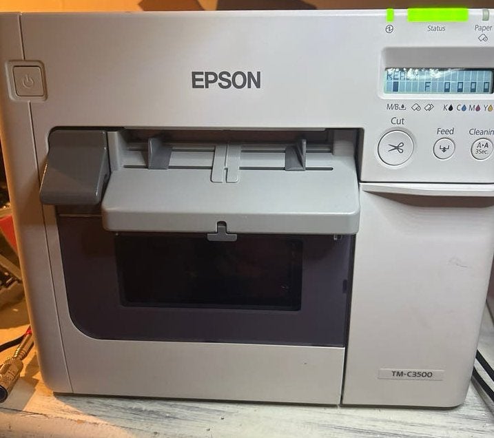Epson TM-C3500 kleurenlabelprinter - Zo goed als nieuw, Ophalen, Printer, Inkjetprinter, Kleur printen