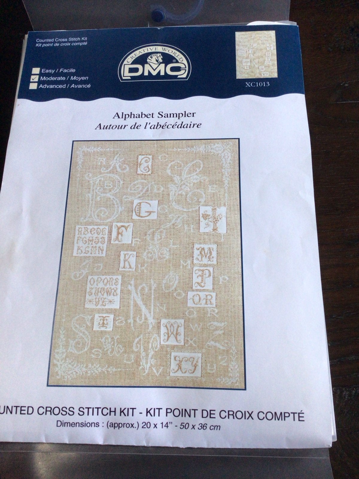 DMC Borduurpakket - Alphabet Sampler, Ophalen of Verzenden, Nieuw, Handborduren, Borduurpakket