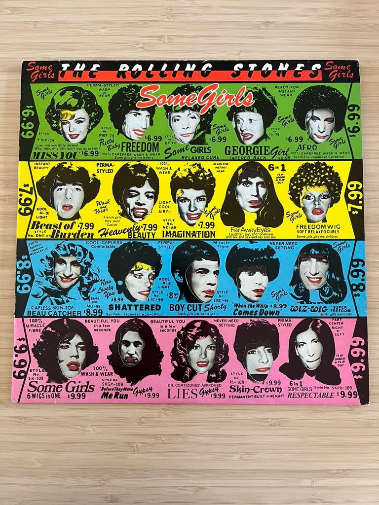 LP - The Rolling Stones ‘Some Girls’ Oranje vinyl, Cd's en Dvd's, Vinyl | Rock, Ophalen, Gebruikt, 12 inch, Poprock