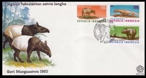 Indonesie 1985 - FDC SHP 177 -  Dieren, Ophalen of Verzenden, Postfris, Zuidoost-Azië