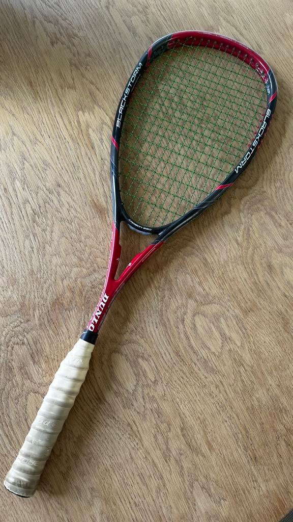 Squash racket Dunlop Black Storm Carbon 520, Sport en Fitness, Squash, Ophalen of Verzenden, Zo goed als nieuw