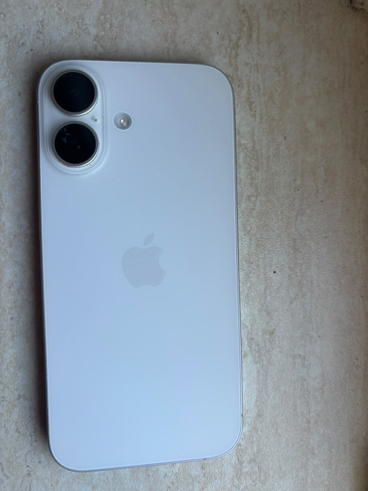 Apple iPhone 16 - Wit - Camera defect 128GB, Ophalen of Verzenden, Gebruikt, Wit, IPhone 16