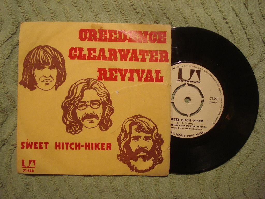 Creedence Clearwater Revival 7": Sweet Hitch-hiker (Turkije), Gebruikt, 7 inch, Single, Ophalen of Verzenden