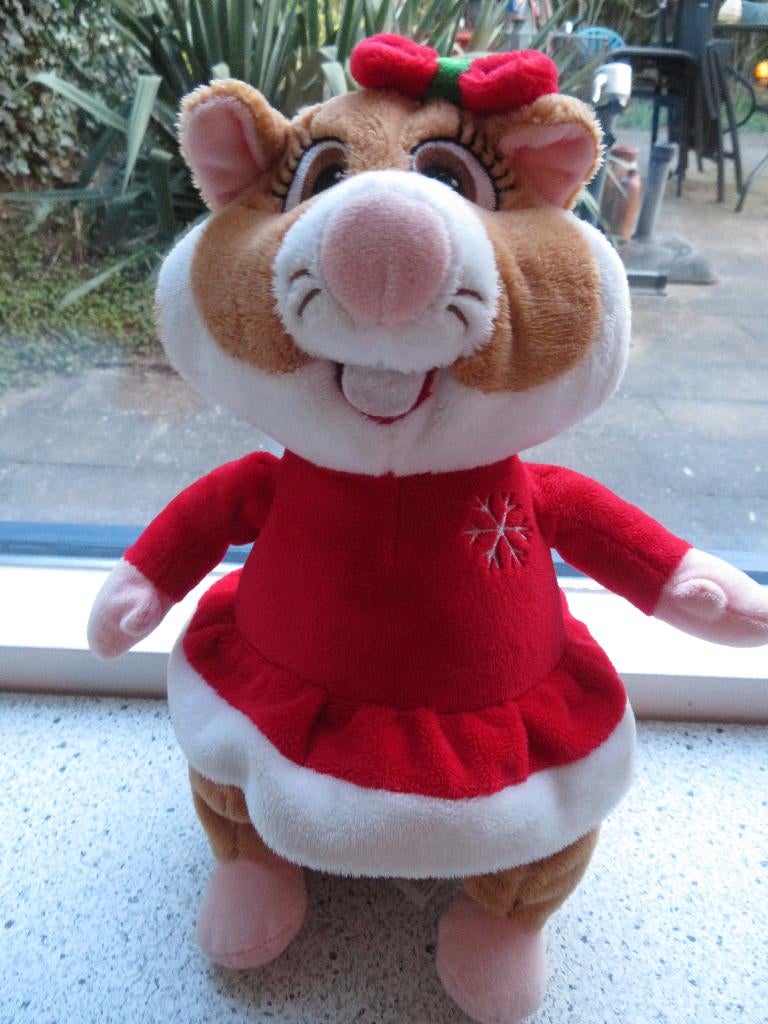 Hamster AH Albert Heijn Kerstmis Christmas meisje rode jurk, Ophalen of Verzenden, Zo goed als nieuw, Overige typen
