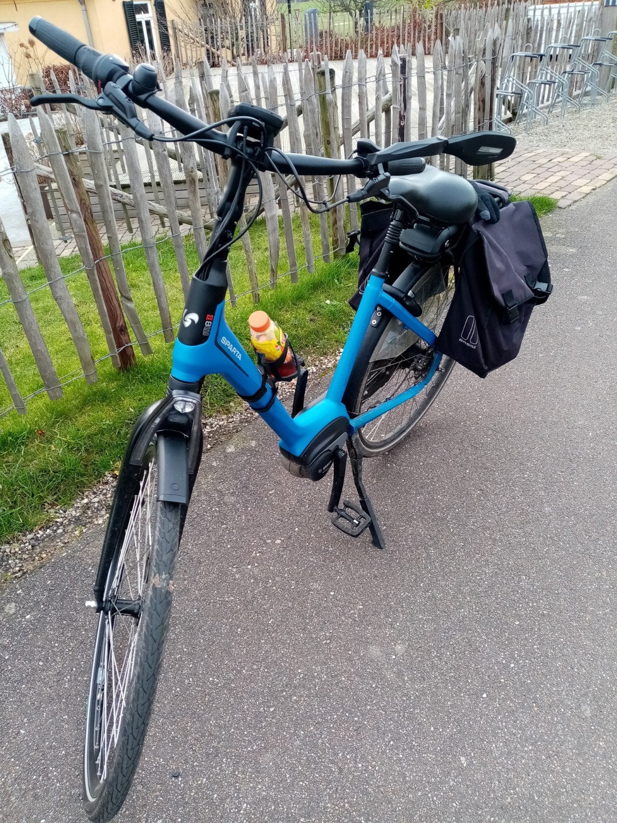 T.k.m. sparta elektrische fiets ,a-shine-8b/blauw  2/5 jaar, Fietsen en Brommers, Ophalen, Sparta, Zo goed als nieuw, 51 tot 55 cm