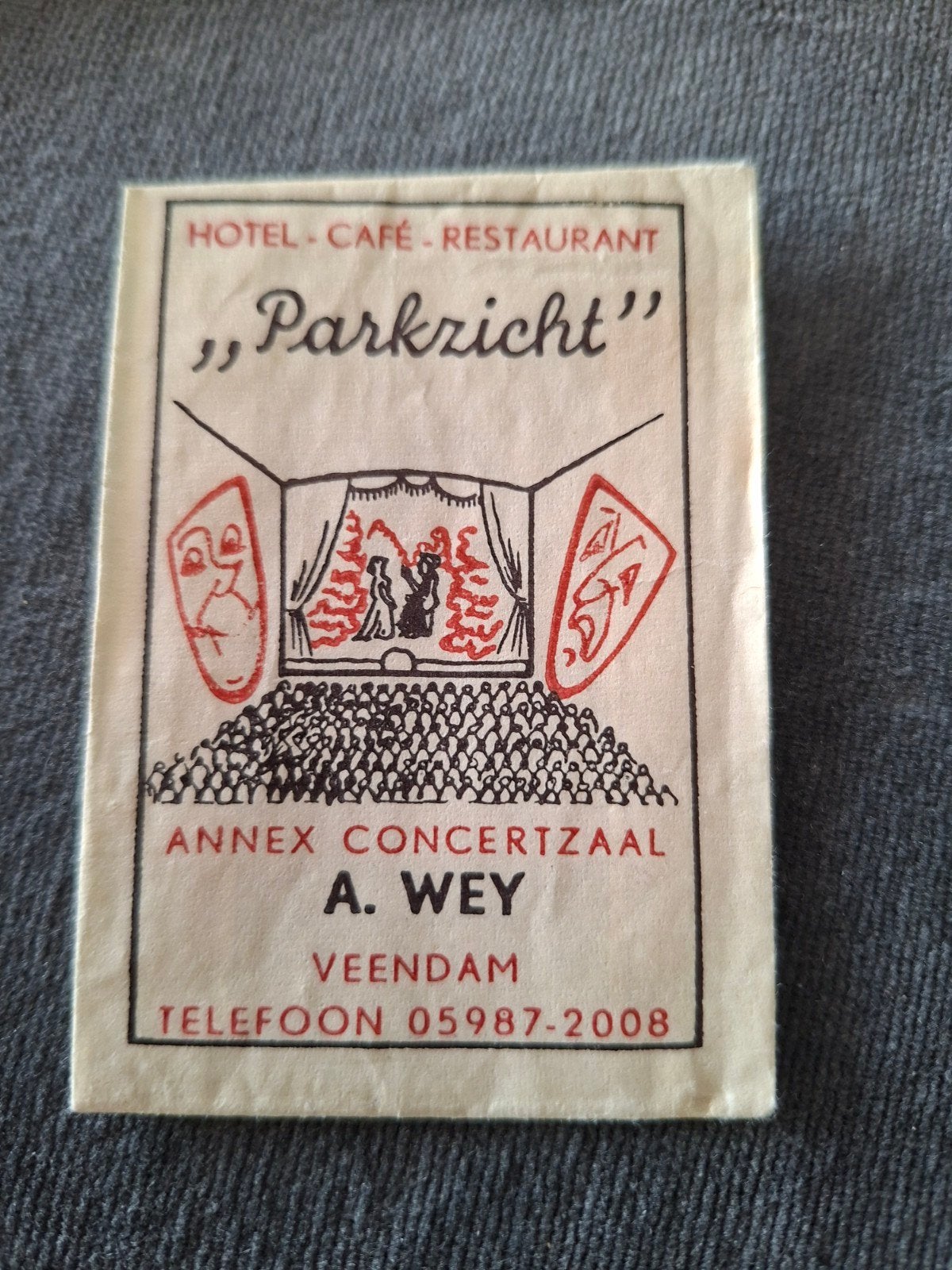 Veendam, Hotel café rest."Parkzicht", Verzamelen, Verzenden, Nederland