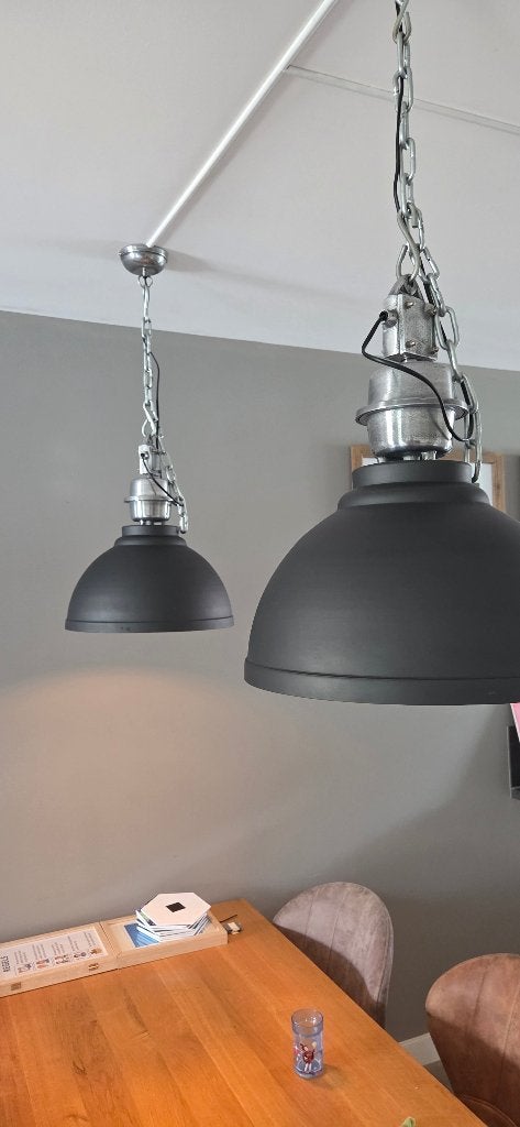 Hanglamp, Huis en Inrichting, Ophalen, Zo goed als nieuw, Metaal, E27 (groot)