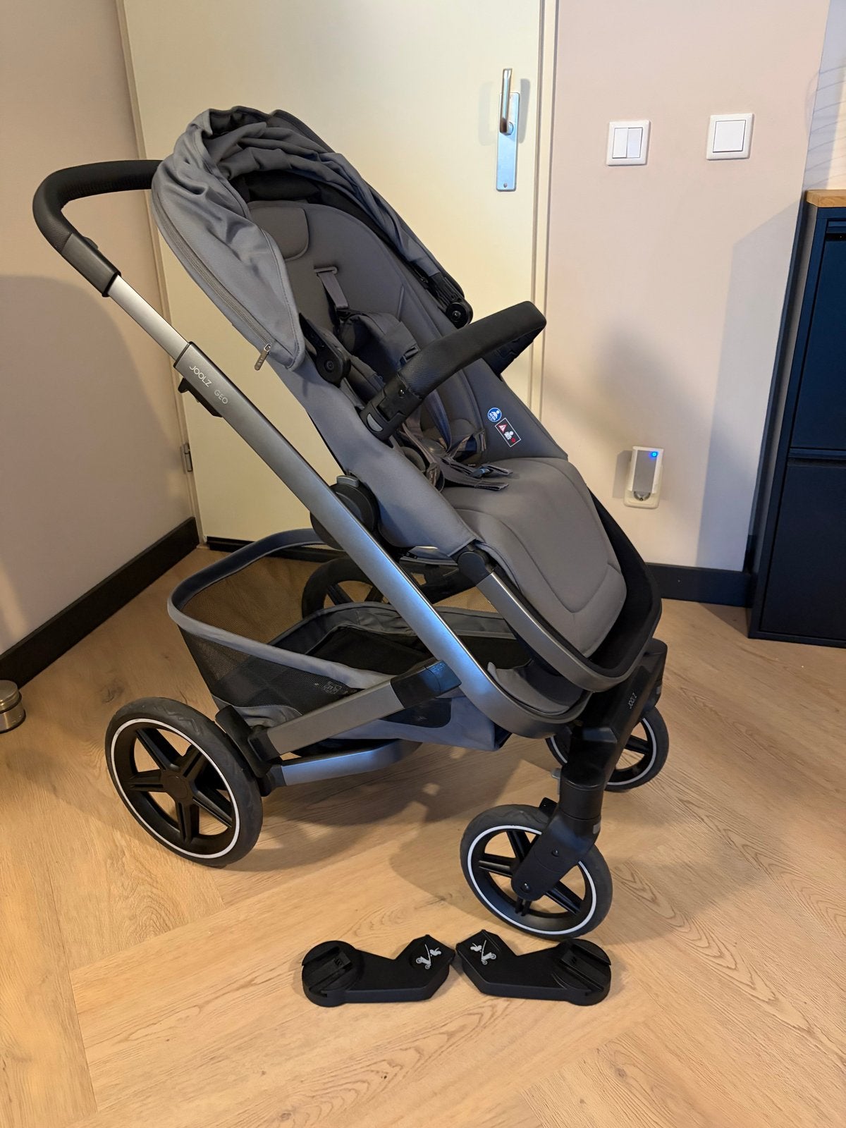 Joolz Geo 3 kinderwagen met reiswieg en adapters, Kinderen en Baby's, Ophalen, Zo goed als nieuw, Combiwagen, Met autostoeltje