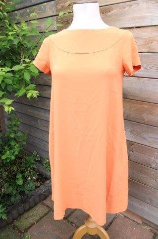 Jurk oranje Aspesi (PAUW) mt 40 (S) Vaste prijs OPRUIMING, Aspesi, Oranje, Ophalen of Verzenden, Zo goed als nieuw