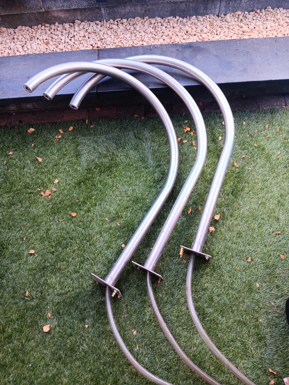 RVS Waterornament/Fontein voor Tuin - 3 Stuks, Tuin en Terras, Ophalen of Verzenden, Gebruikt, Rvs, Waterornament