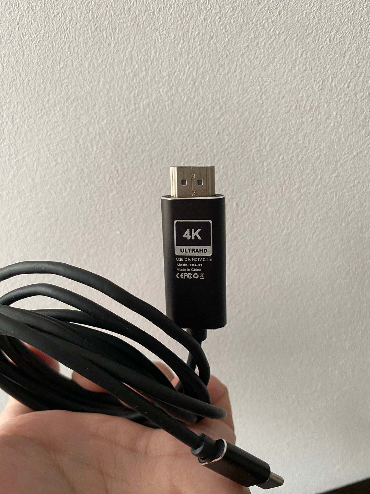 Airsky HDMI naar USB-C 4K 60Hz Adapterkabel Nieuw, Ophalen of Verzenden, Nieuw, Minder dan 2 meter, HDMI-kabel