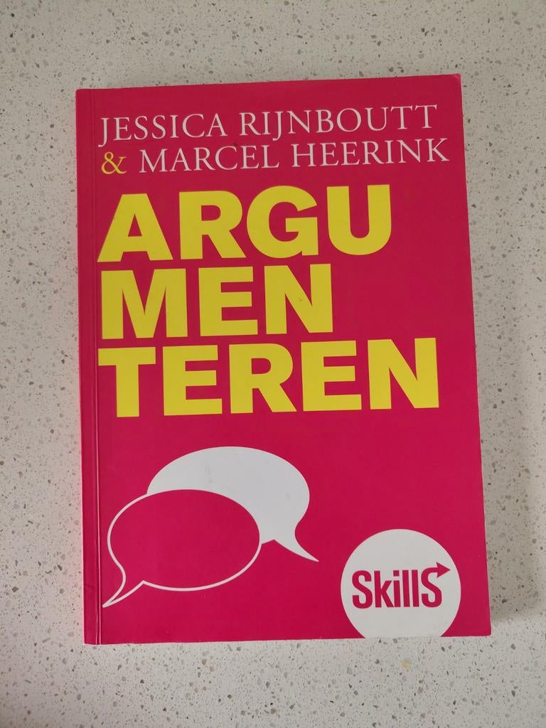 Jessica Rijnboutt - Argumenteren, Boeken, Jessica Rijnboutt; Marcel Heerink, Sociale wetenschap, Ophalen of Verzenden, Zo goed als nieuw