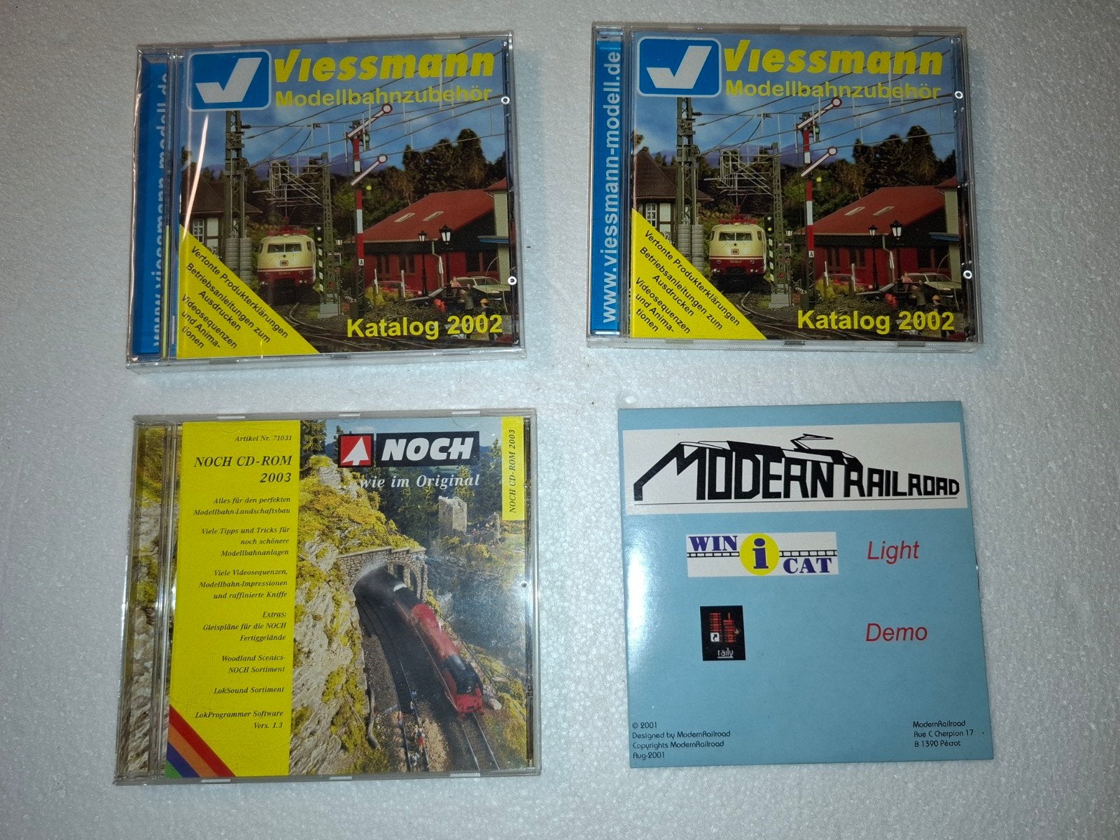 4 dvd voor de pc modelbaan, Gelijkstroom of Wisselstroom, Overige typen, Analoog, Ophalen of Verzenden