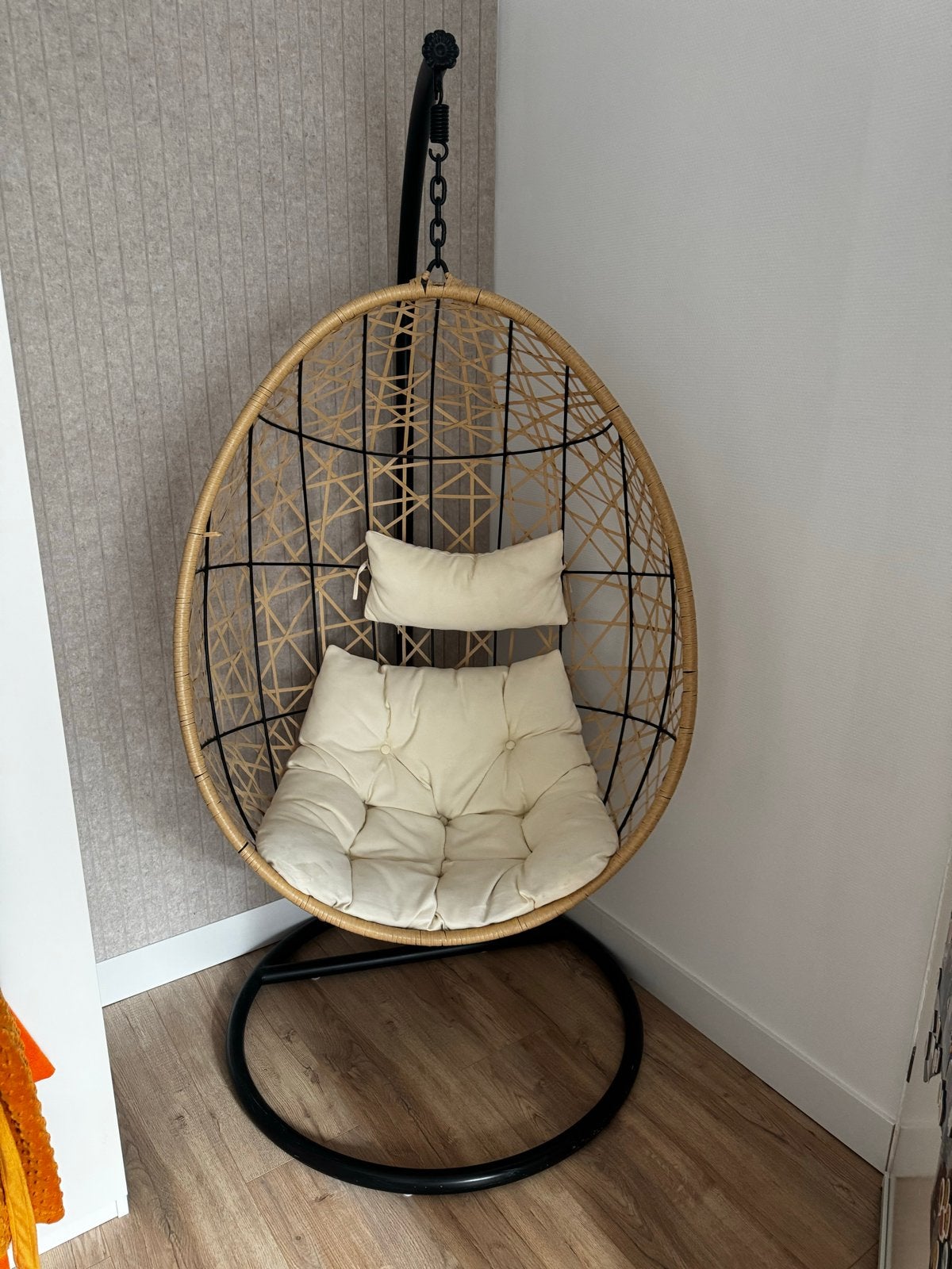 Hangstoel Swing Xenos met kussen, Ophalen, Gebruikt, Overige kleuren, Metaal