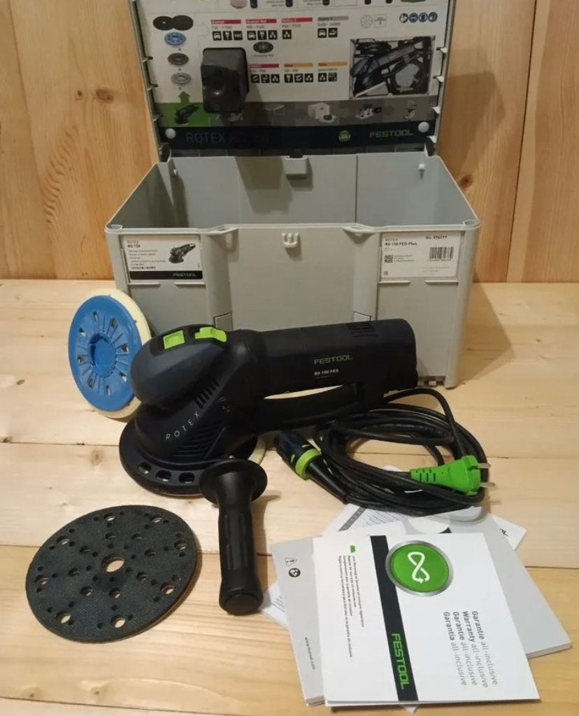 Festool rotex 150 FEQ, Doe-het-zelf en Verbouw, Gereedschap | Schuurmachines, Ophalen of Verzenden, Zo goed als nieuw