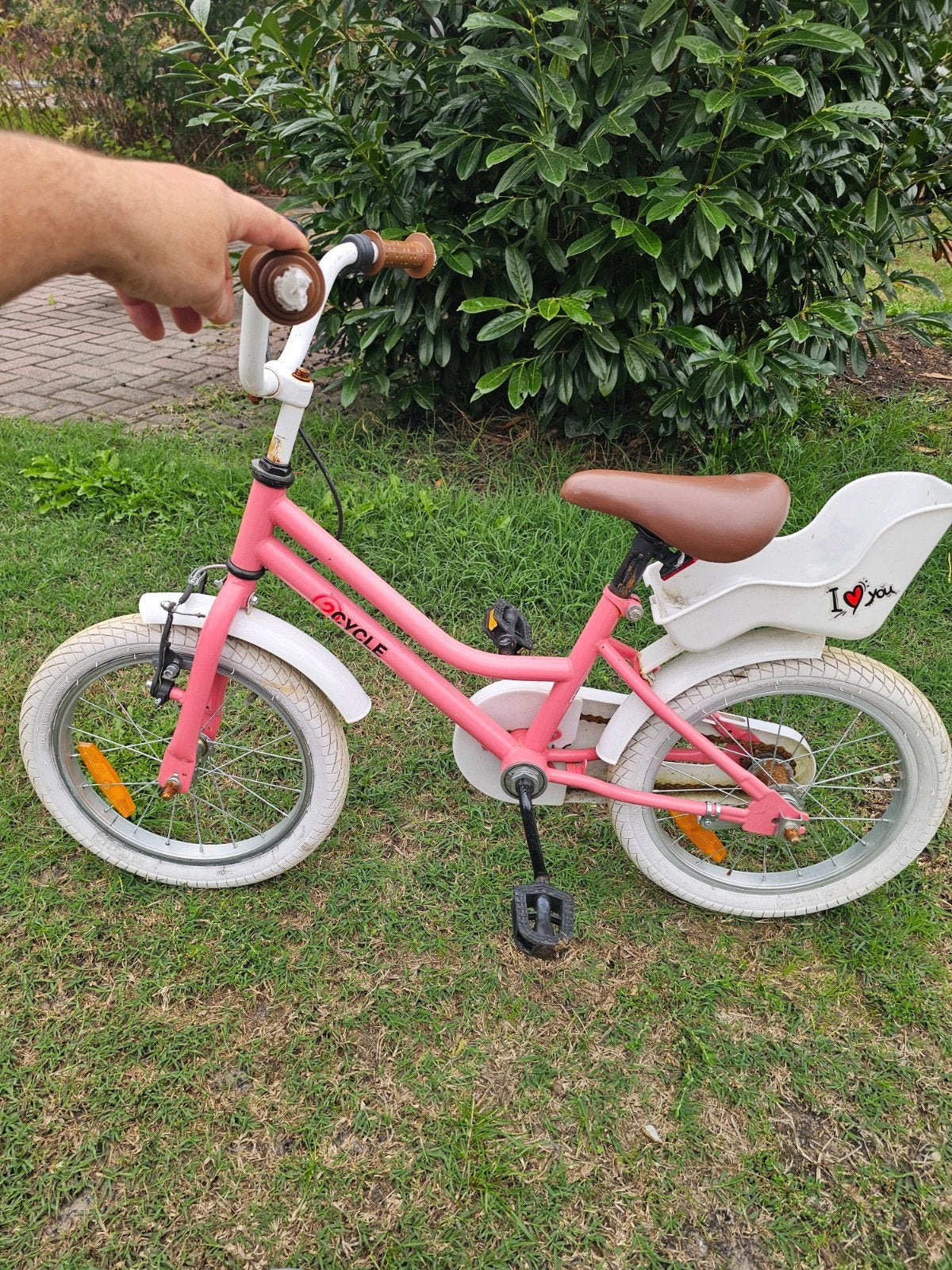 16 inch fietsje, Fietsen en Brommers, Ophalen, Gebruikt, Terugtraprem, 16 tot 20 inch