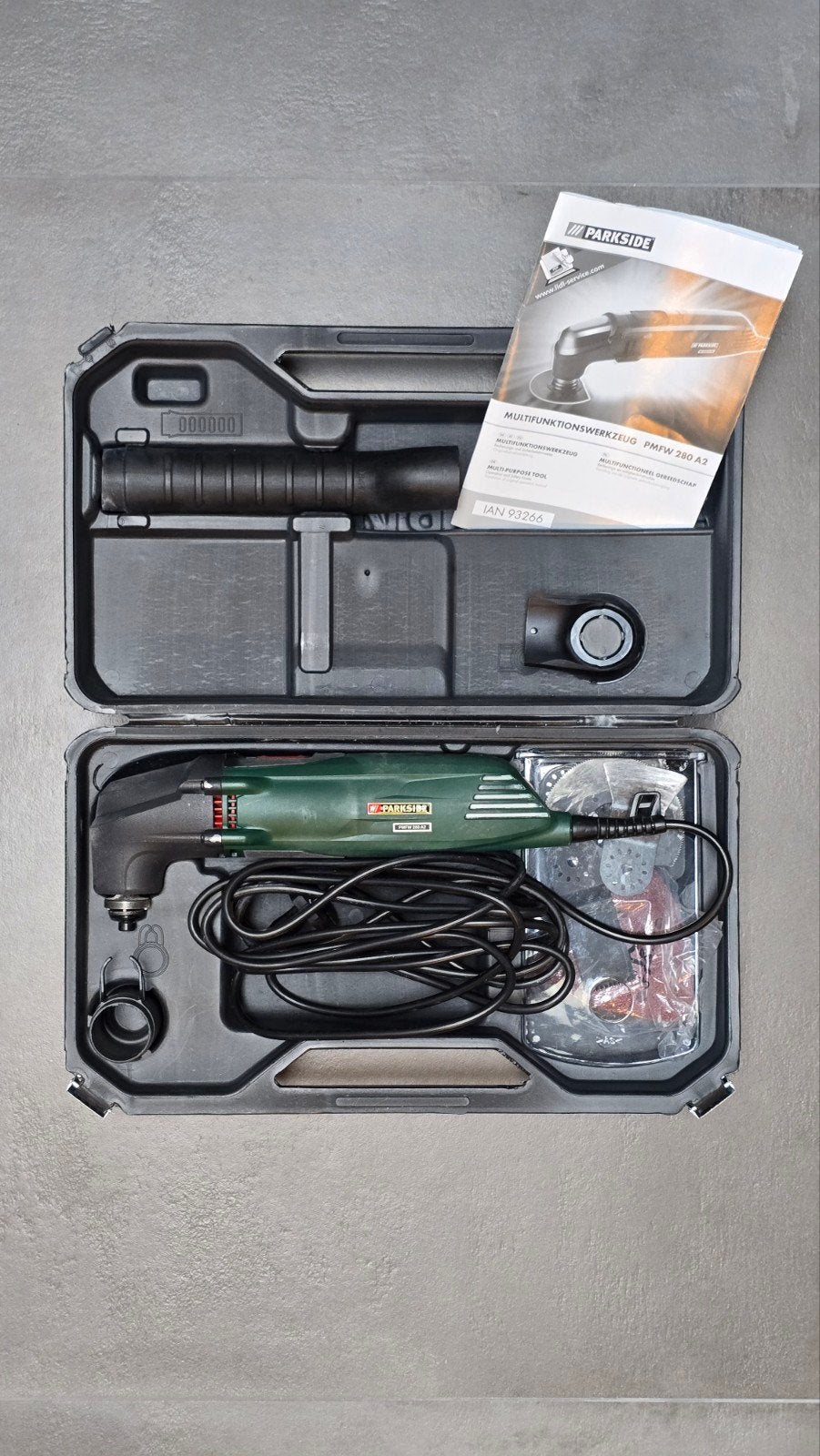 Parkside PMFW 280 A2 Multitool - Fein -  Zo goed als nieu, Ophalen of Verzenden, Zo goed als nieuw