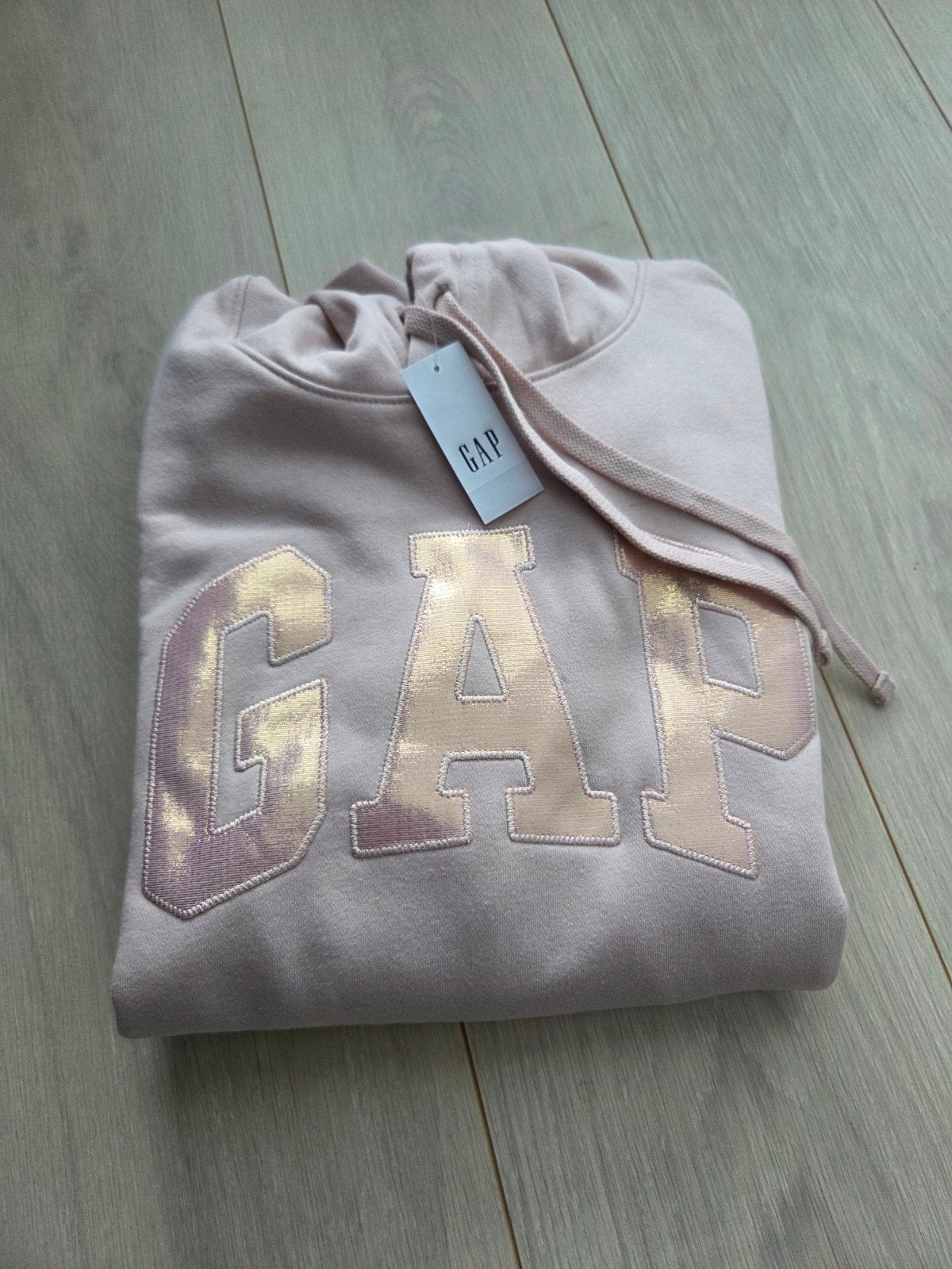 nieuw GAP hoodie sweater capuchon roze nude logo, Maat 38/40 (M), GAP, Nieuw, Ophalen of Verzenden