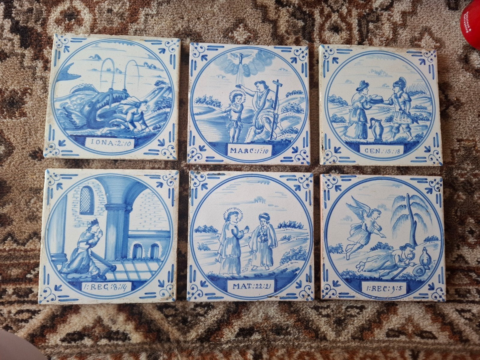 Oude delfse bijbeltegelen, Ophalen of Verzenden