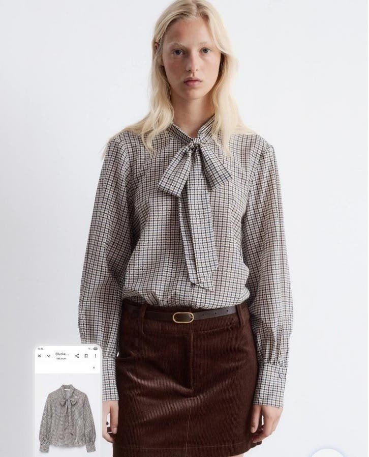 & Other Stories Blouse -ls nieuwe, Bruin, Ophalen of Verzenden, Maat 34 (XS) of kleiner, Nieuw