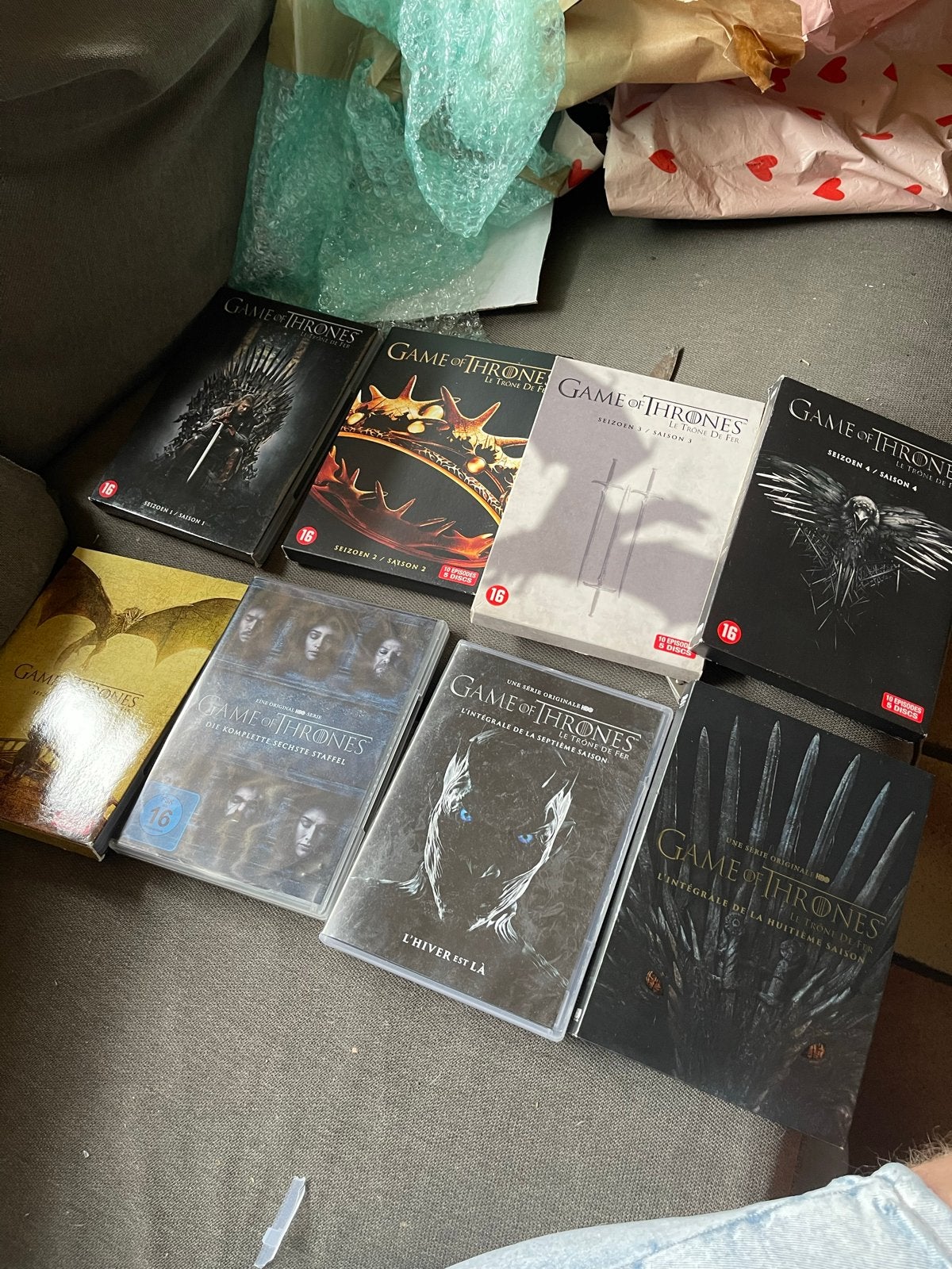 Game of Thrones Complete Serie DVD Boxset (Seizoen 1-8), Vanaf 16 jaar, Nederlands, Science Fiction en Fantasy, Ophalen of Verzenden