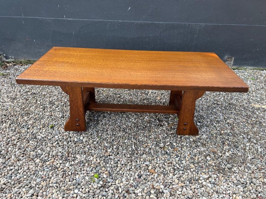 Salontafel (Vintage), Ophalen, Gebruikt, 100 tot 150 cm, Vintage