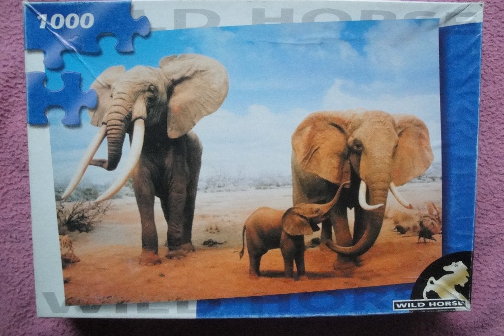 WILD HORSE PUZZLE 1.000 stukjes voor 1,95euro., Ophalen of Verzenden, 500 t/m 1500 stukjes, Zo goed als nieuw, Legpuzzel
